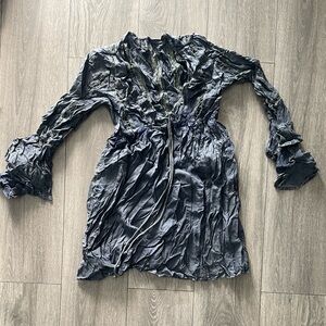 Blue top from pretty little thing